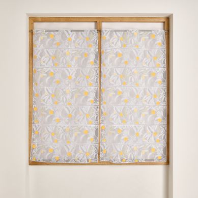 Modulable En Maille À Motif Agrume - 60x90 Cm - Orange