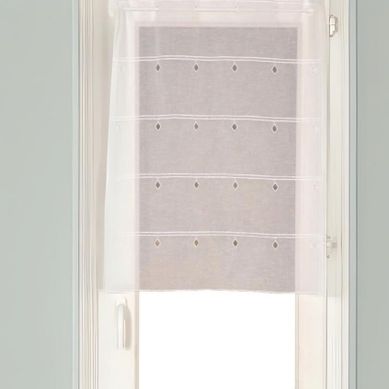 Modulable Broderie Losange - 90x90 Cm - Blanc