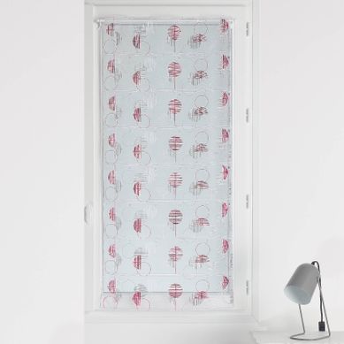 Modulable Brodée Et Graphique - 45x90 Cm - Rouge