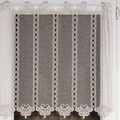 Brise Bise Macramé - 90x45 Cm - Ecru