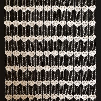 Modulable En Macramé Style Romantique - 90x90 Cm - Ecru