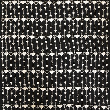Modulable En Macramé Petits Coeurs - 45x90 Cm - Ecru