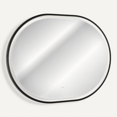 Miroir LED Lustro Apollo Black Noir 70 Cm