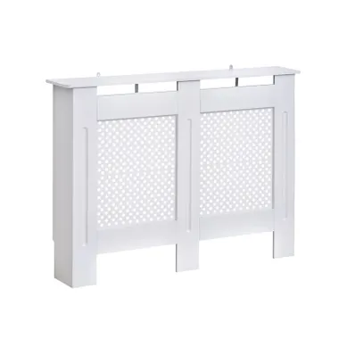 Cache-radiateur Design County Blanc -  111,5l x 19l x 82h cm