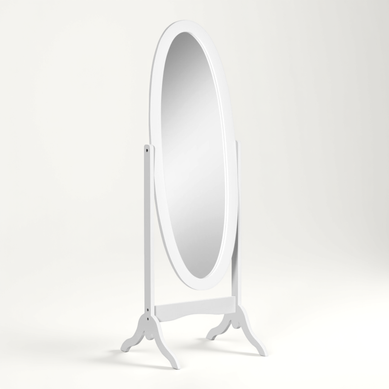 Miroir Sur Pied Lana Blanc Miroir Sur Pied Lana Blanc