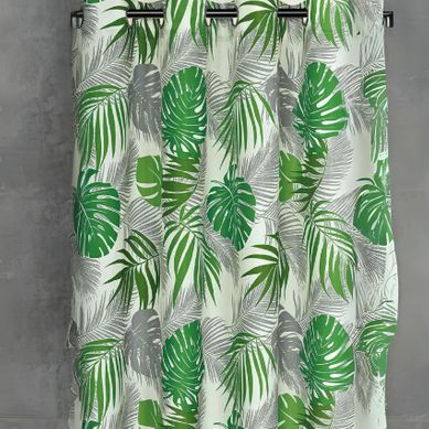 Rideau D'ameublement Esprit Tropical - 140x180 Cm - Vert