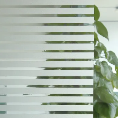 Film électrostatique À Rayures - 90x200 Cm - Blanc