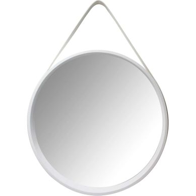 Miroir Mural Bois Blanc 49,5x7,5x49,5cm