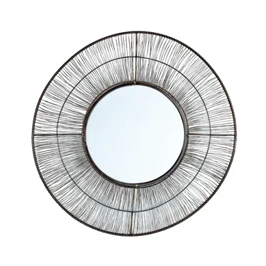 Miroir Métal Or 61x2x61cm