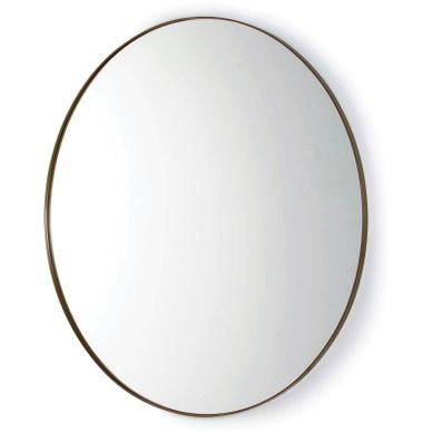 Miroir Verre Métal Doré 120x3x120 Miroir Verre Métal Doré 120x3x120