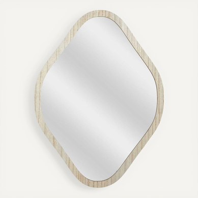 Miroir Losange Déco "elio" 60cm Naturel