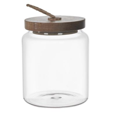 Bocal Conservation Sendez 6L - Verre Avec Couvercle - Hermétique - Pour Aliments Secs - Design Mason