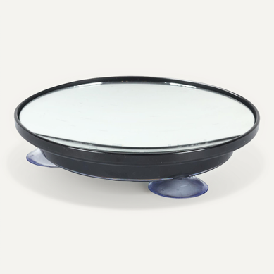 Miroir Grossissant À Ventouses "x30" 16cm Noir