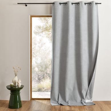 Rideau été Occultant Thermique Anti Chaleur Klima - 140x260 Cm - Gris Perle