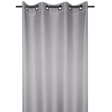 Rideau Occultant Doublure Polaire - 140x260 Cm - Gris Perle