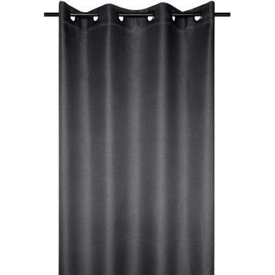 Rideau Occultant Doublure Polaire - 140x260 Cm - Gris Anthracite