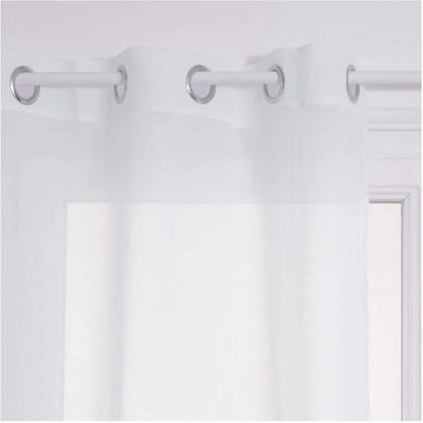 Voilage "ana" 140 X 240 Cm - Blanc - 140x240 Cm