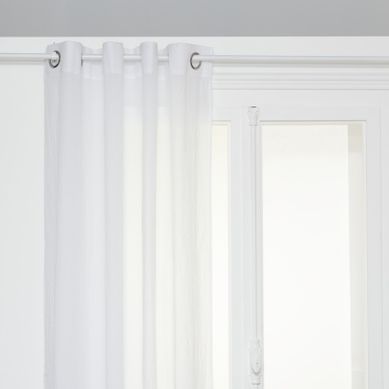 Voilage Fluide Et Léger "paxta" 135 X 240 Cm - Blanc - 135x240 Cm