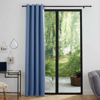 Rideau Occultant 140 X 260 Cm "night" Bleuet - Bleu - 140x260 Cm