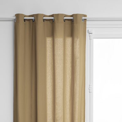 Rideau D'ameublement "anjali" En Coton 135 X 240 Cm  - Taupe - 135x240 Cm