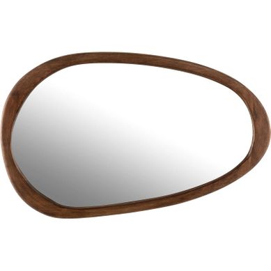 Miroir Mural Marron Bois 83x3,5x51cm Miroir Mural Marron Bois 83x3,5x51cm