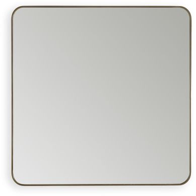 Miroir Métal Doré 80x3x80cm