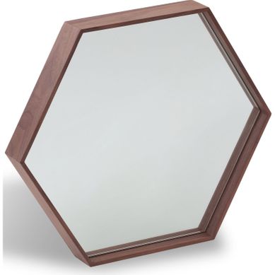 Miroir Bois Foncé 46x40x6cm