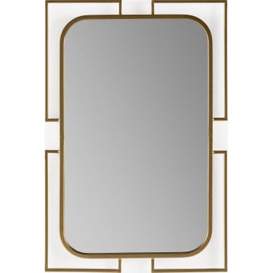 Miroir Élégant Doré Pour Ambiance Chic