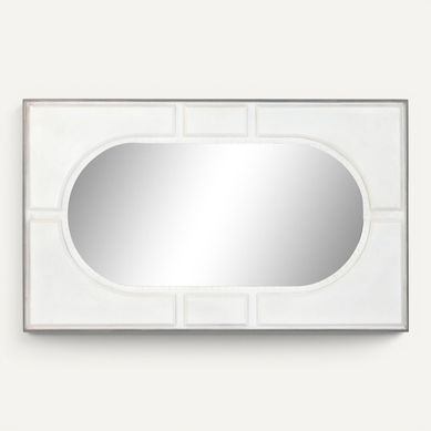 Miroir Design Blanc élégant Pour Intérieur Chic