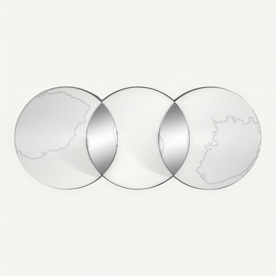 Miroir élégant En Verre Noir Pour Une Déco Chic