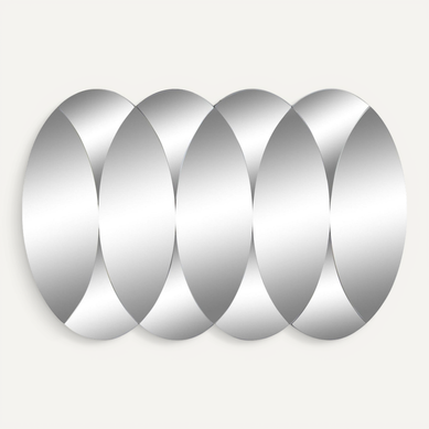 Miroir élégant Noir Fumé Pour Déco Raffinée