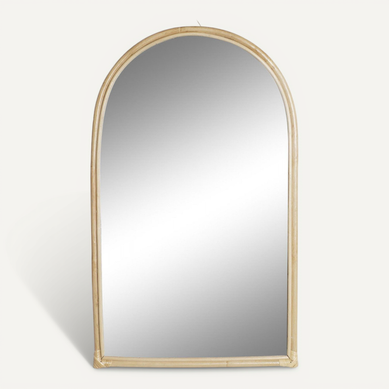 Miroir En Bambou Pour élégance Naturelle Et Sobre