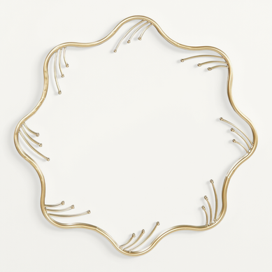 Miroir Design Doré élégance Intemporelle Moderne