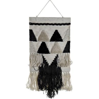 Tapisserie Murale Boho En Jute Et Coton Style Tricolore élégant