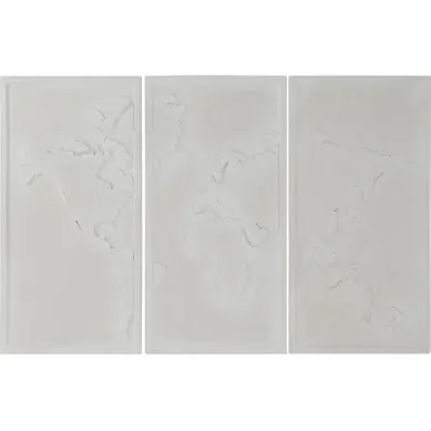 Décoration Murale Carte Du Monde En Mdf Blanc Style Moderne