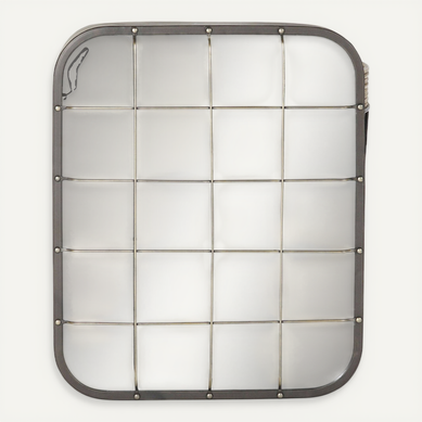 Miroir Mural Métal Noir Et Doré Style Loft Industriel Chic Miroir Mural Métal Noir Et Doré Style Loft Industriel Chic