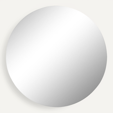 Miroir Rond En Verre Et Chêne Finition Naturelle Urban Chic