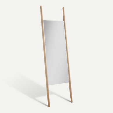Miroir Mural En Bois De Bouleau Naturel Style Scandinave
