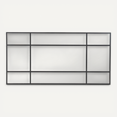Miroir Mural Métal Noir Design Industriel Prêt À Suspendre Miroir Mural Métal Noir Design Industriel Prêt À Suspendre