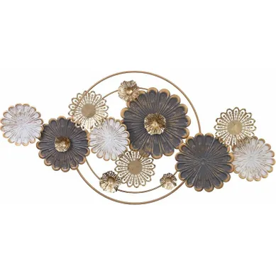 Décoration Murale Contemporaine Multicolore En Pvc Design Floral