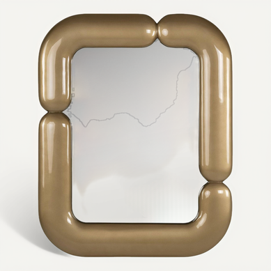 Miroir Mural Doré Design Contemporain Pour Une Déco élégante
