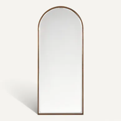 Miroir Arche Élégant Finition Doré Brossé Pour Décoration Intérieure