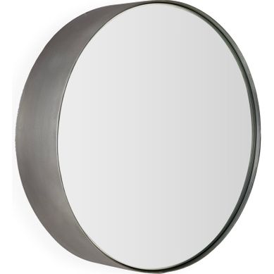 Miroir Rond Mural Métal Nickel Vieilli Style Industriel élégant Miroir Rond Mural Métal Nickel Vieilli Style Industriel élégant