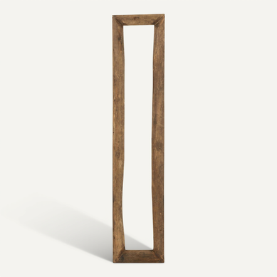 Miroir Mural Slim Bois Marron Chic Pour Une Déco Chaleureuse