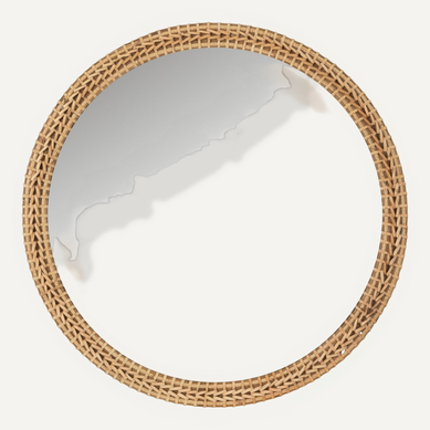 Miroir Rond Bois Naturel Style Scandinave Pour Une Déco Chaleureuse