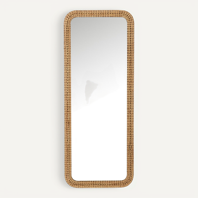 Miroir Rectangle En Bois Naturel Style Scandinave Chaleureux