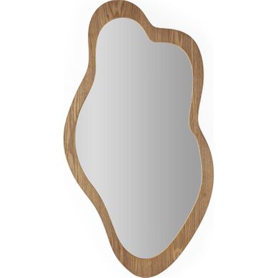 Miroir Organique En Bois D'épicéa Naturel