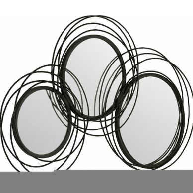 Miroir Mural Rond En Métal Noir Miroir Mural Rond En Métal Noir