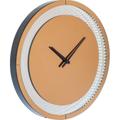 Horloge Murale LED Miroir Effet Infini Horloge Murale LED Miroir Effet Infini