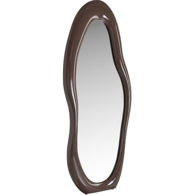 Miroir Zia Châtaigne Au Cadre Sculptural Miroir Zia Châtaigne Au Cadre Sculptural